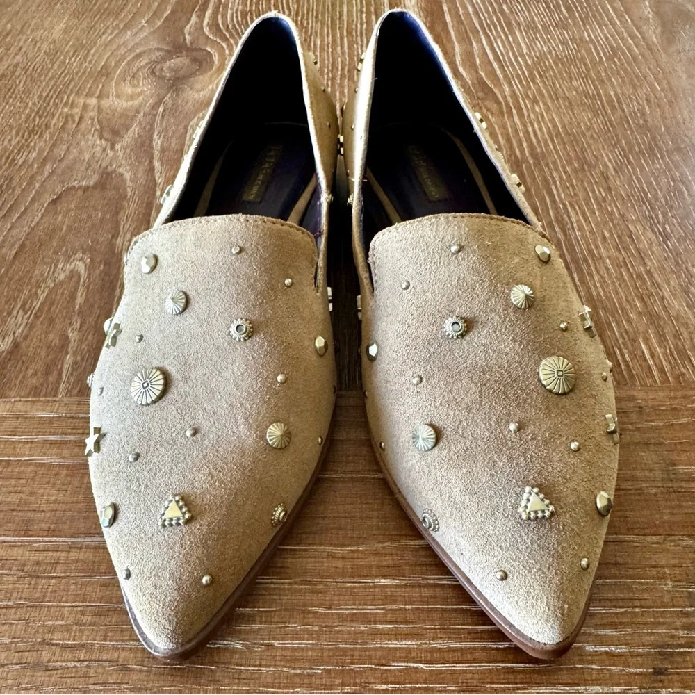 BCBGeneration tan suede Nikkola flats 8.5 - Picture 6 of 13